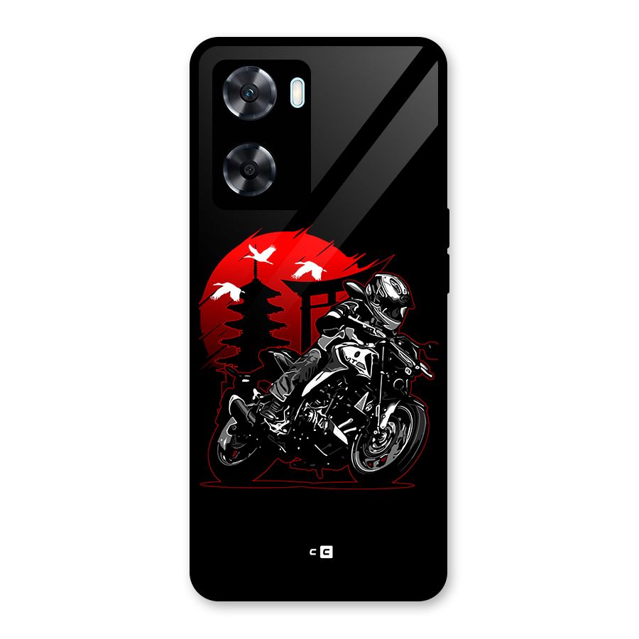 Moto Lean Glass Back Case for Oppo A77