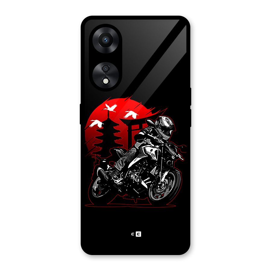 Moto Lean Glass Back Case for Oppo A78