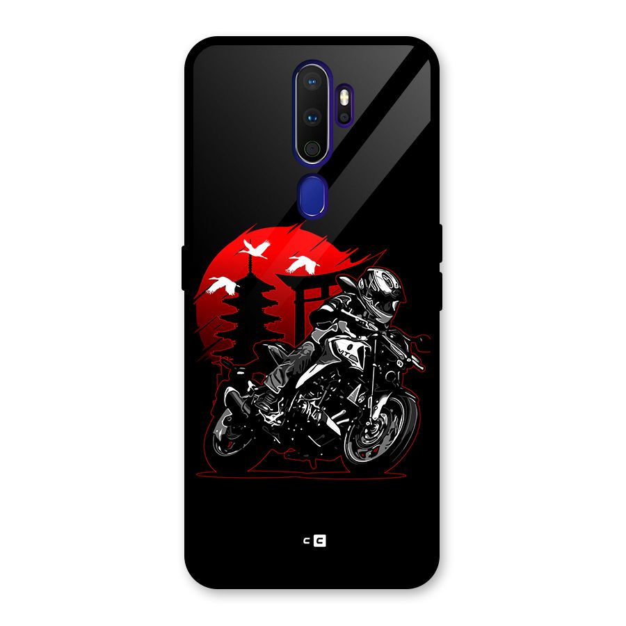 Moto Lean Glass Back Case for Oppo A9 (2020)