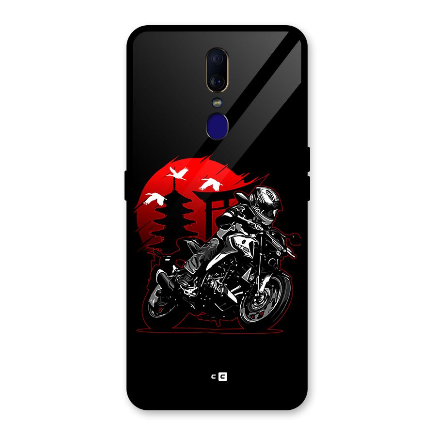 Moto Lean Glass Back Case for Oppo F11