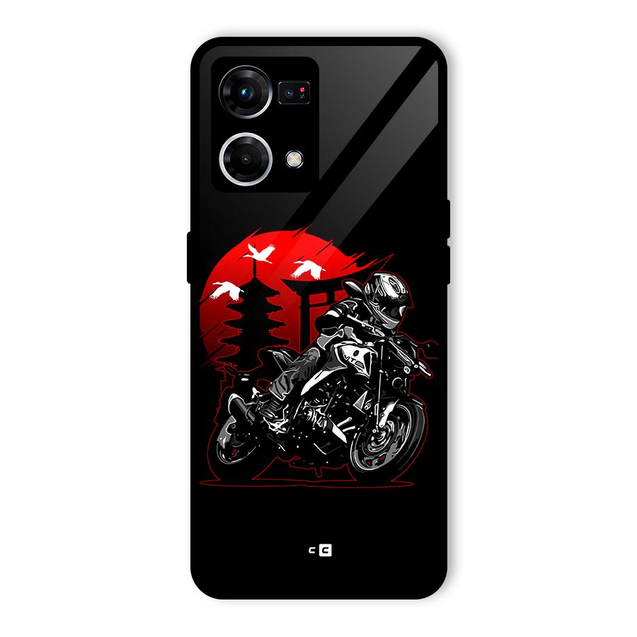 Moto Lean Glass Back Case for Oppo F21 Pro 4G