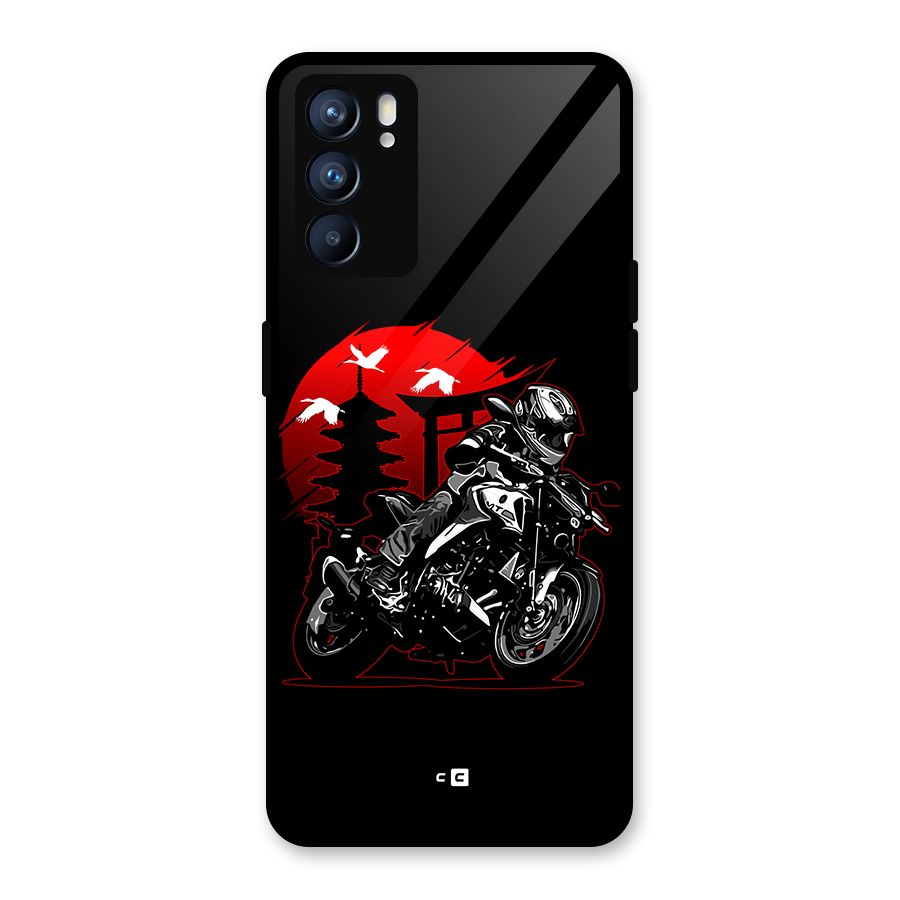 Moto Lean Glass Back Case for Oppo Reno6 5G