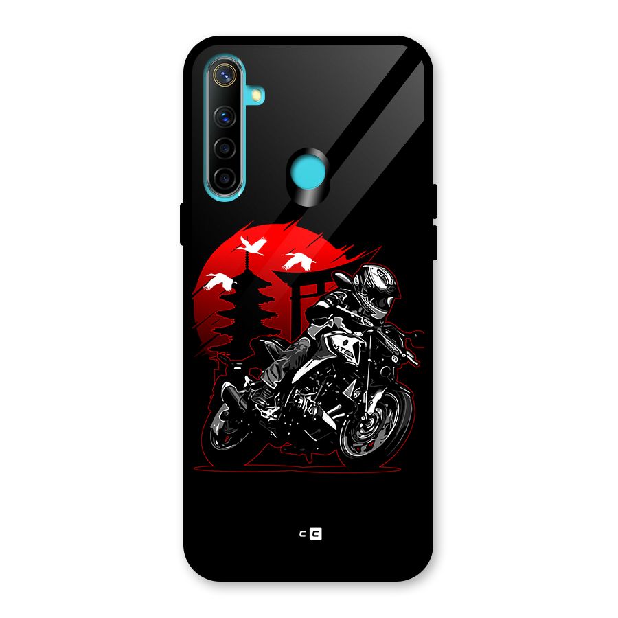 Moto Lean Glass Back Case for Realme 5