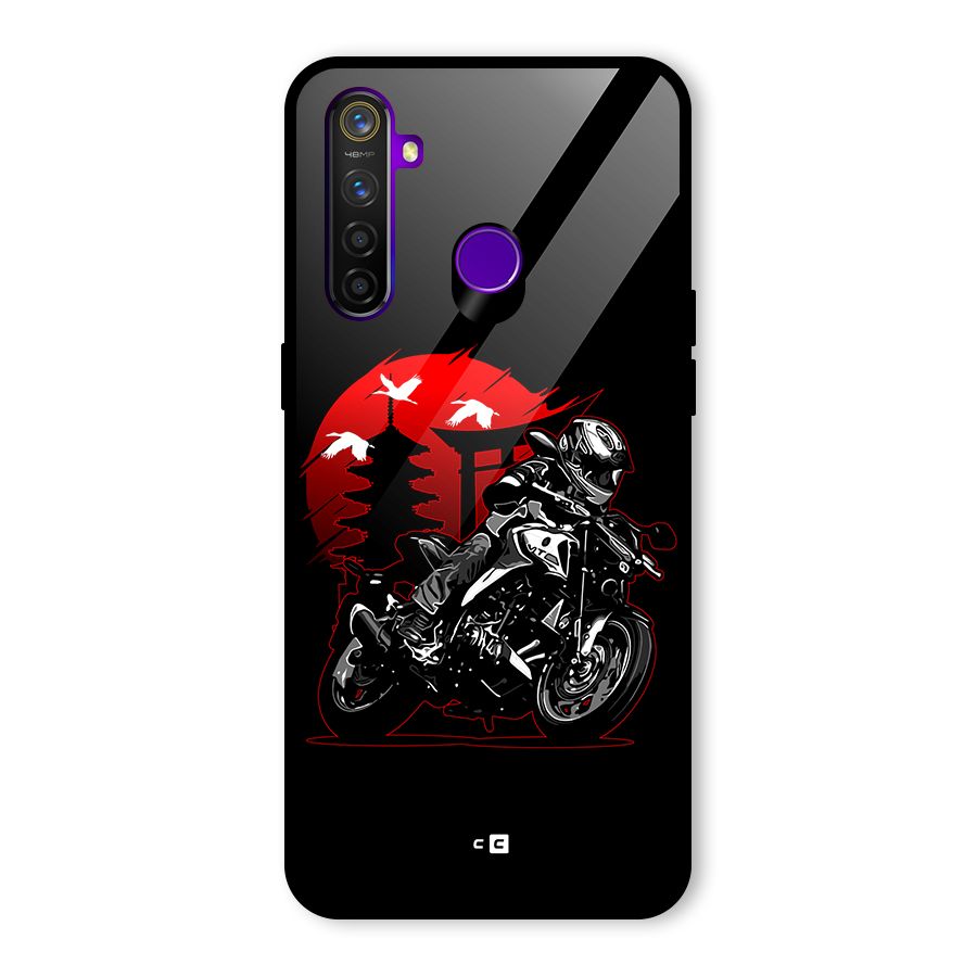 Moto Lean Glass Back Case for Realme 5 Pro