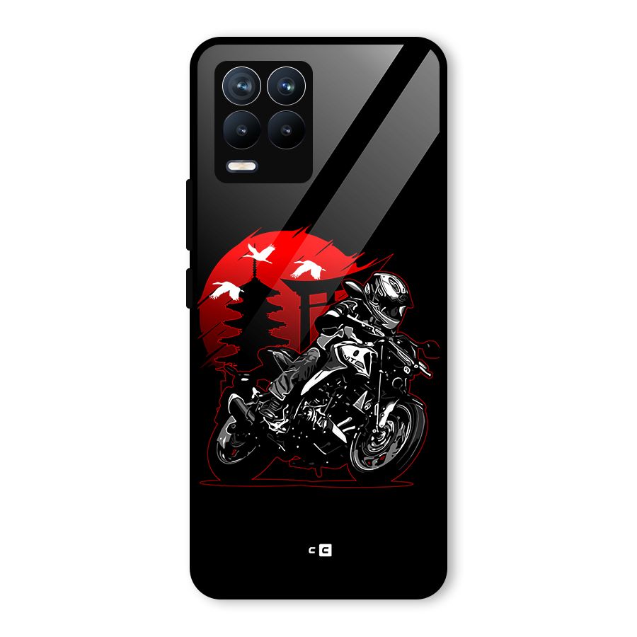 Moto Lean Glass Back Case for Realme 8