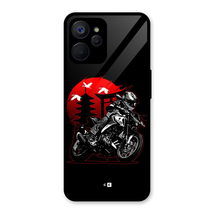 Moto Lean Glass Back Case for Realme 9i 5G