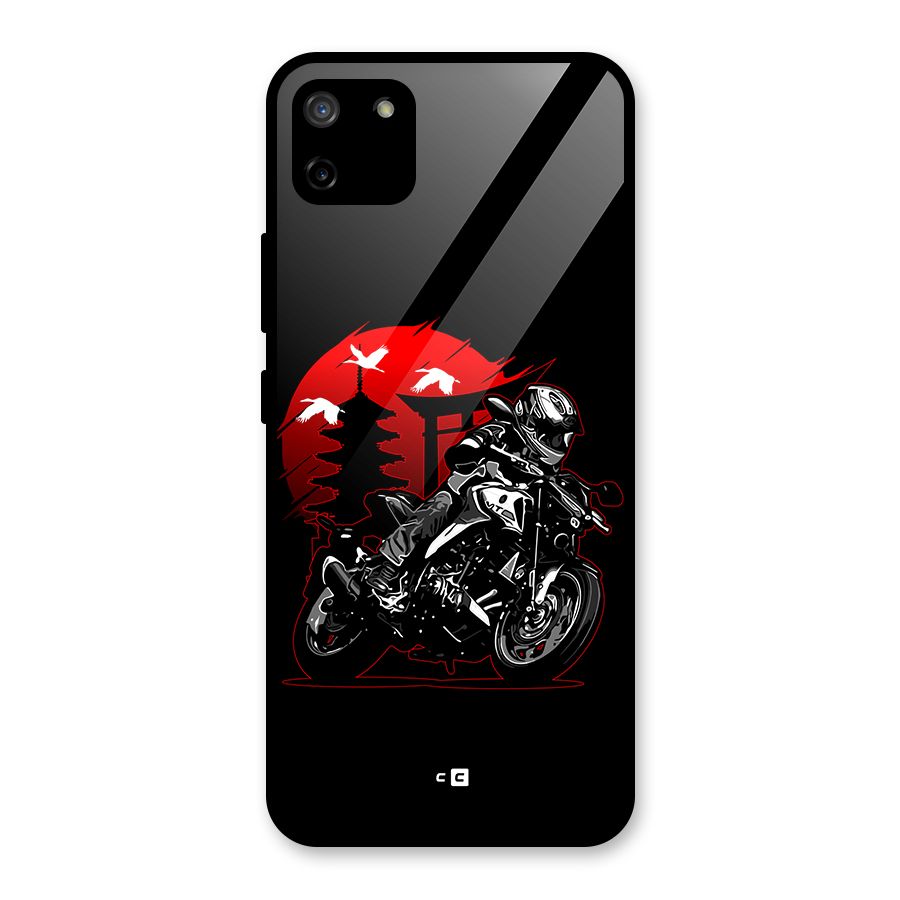 Moto Lean Glass Back Case for Realme C11