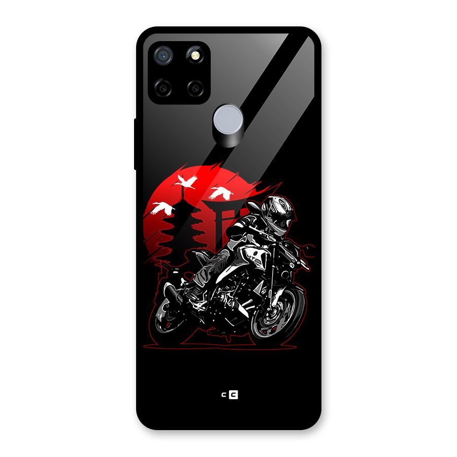 Moto Lean Glass Back Case for Realme C12