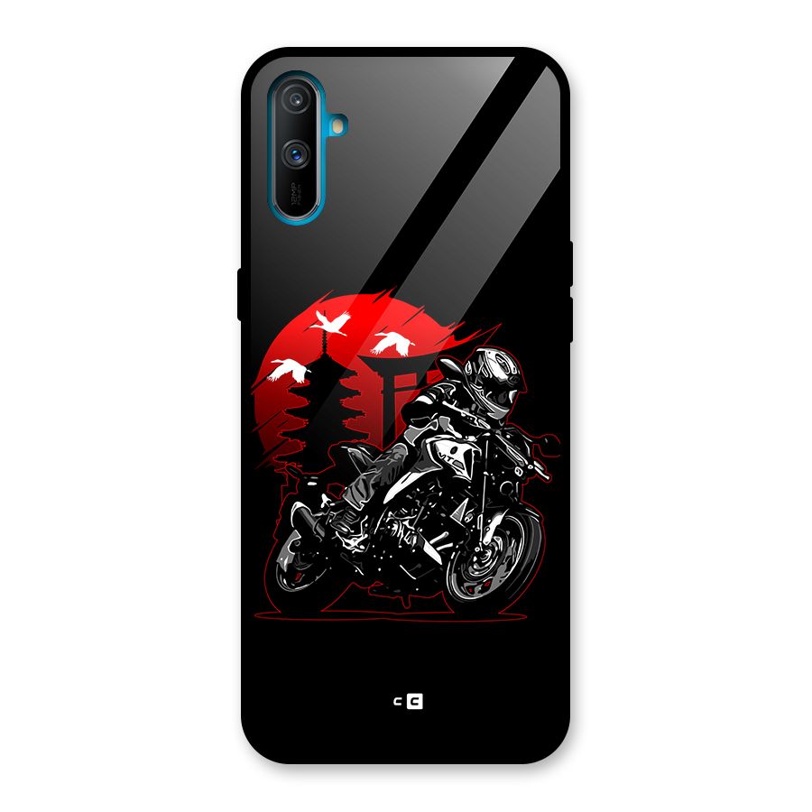 Moto Lean Glass Back Case for Realme C3