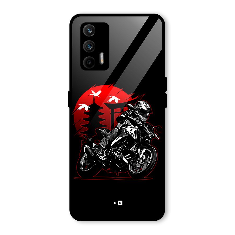 Moto Lean Glass Back Case for Realme GT 5G