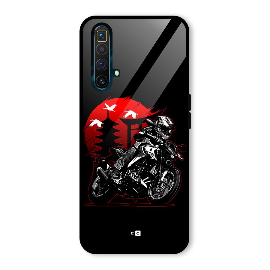 Moto Lean Glass Back Case for Realme X3 SuperZoom