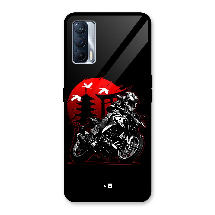 Moto Lean Glass Back Case for Realme X7