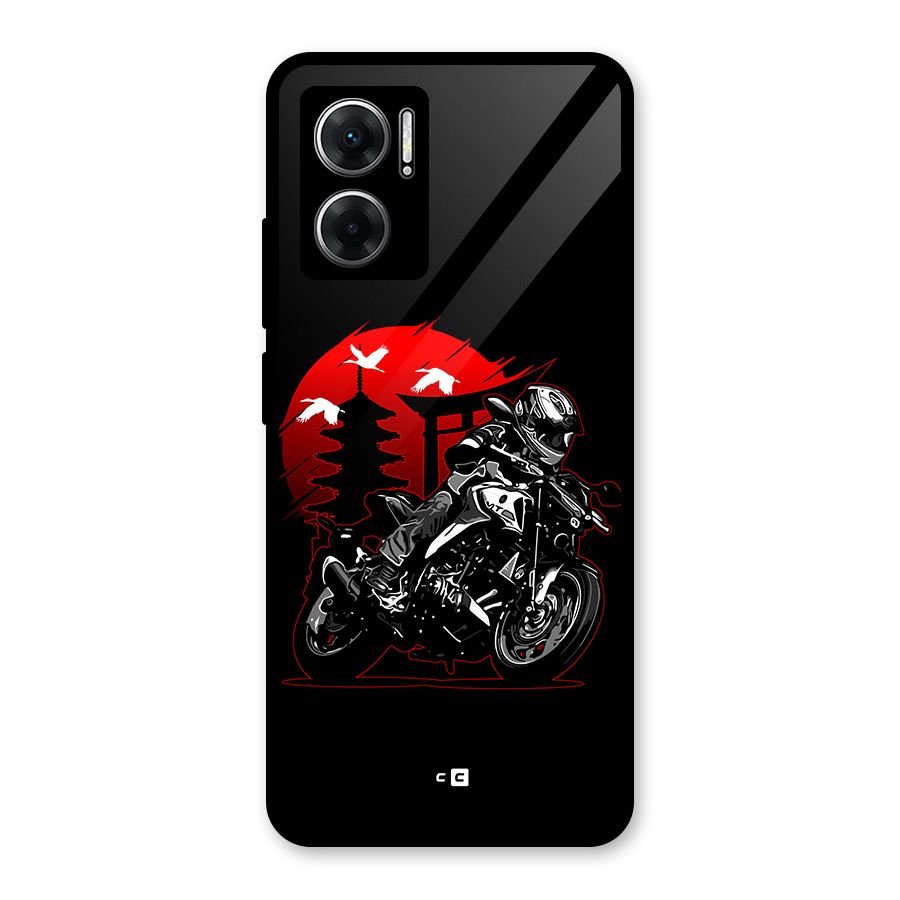 Moto Lean Glass Back Case for Redmi 11 Prime 5G