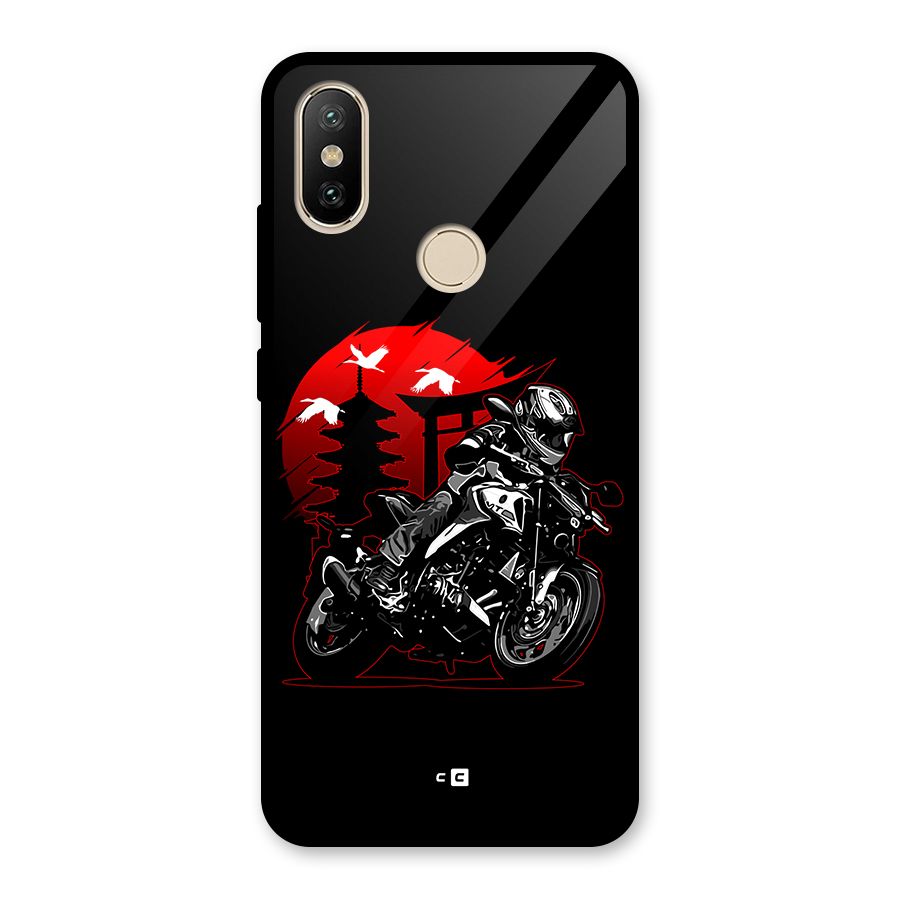 Moto Lean Glass Back Case for Redmi A2