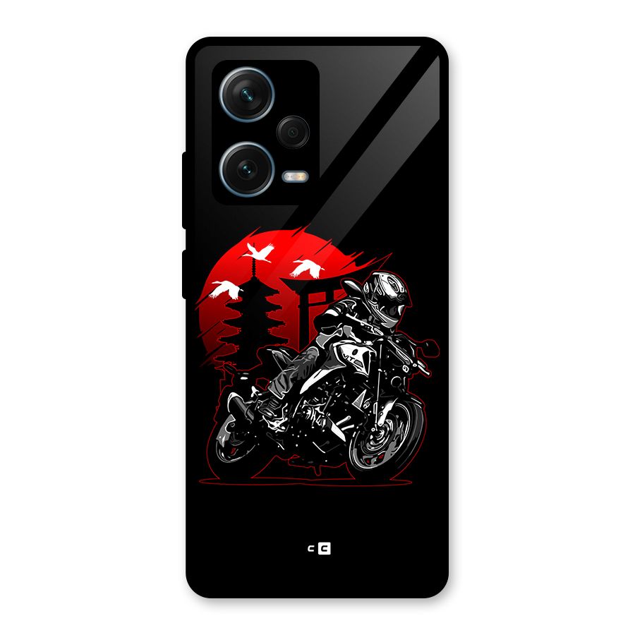 Moto Lean Glass Back Case for Redmi Note 12 Pro Plus 5G