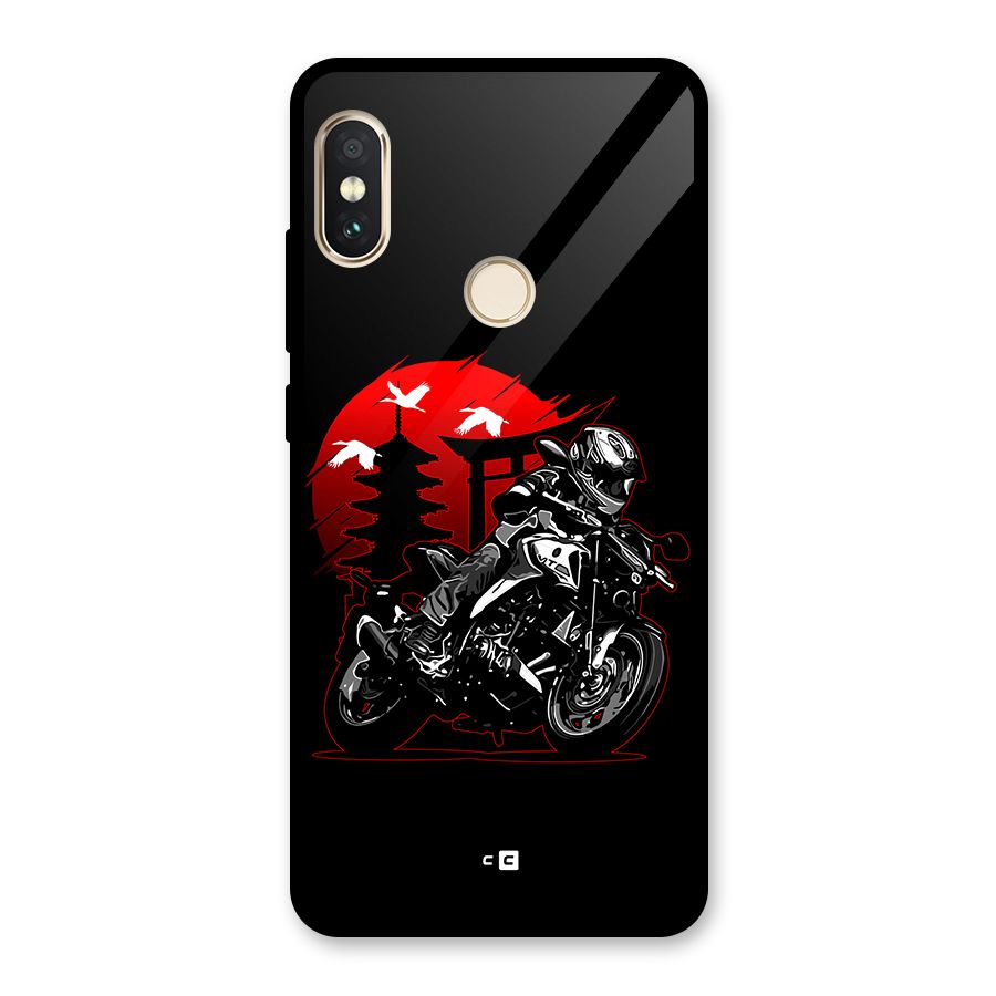 Moto Lean Glass Back Case for Redmi Note 5 Pro