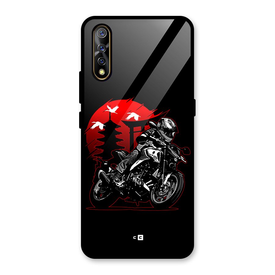 Moto Lean Glass Back Case for Vivo S1