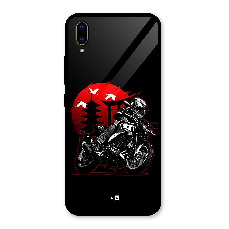 Moto Lean Glass Back Case for Vivo V11 Pro