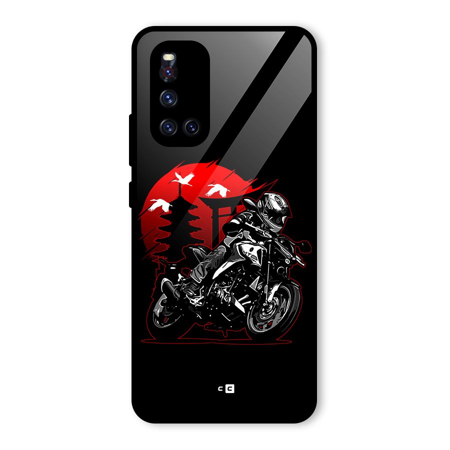 Moto Lean Glass Back Case for Vivo V19