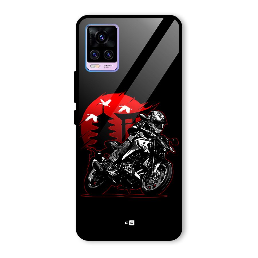 Moto Lean Glass Back Case for Vivo V20 Pro