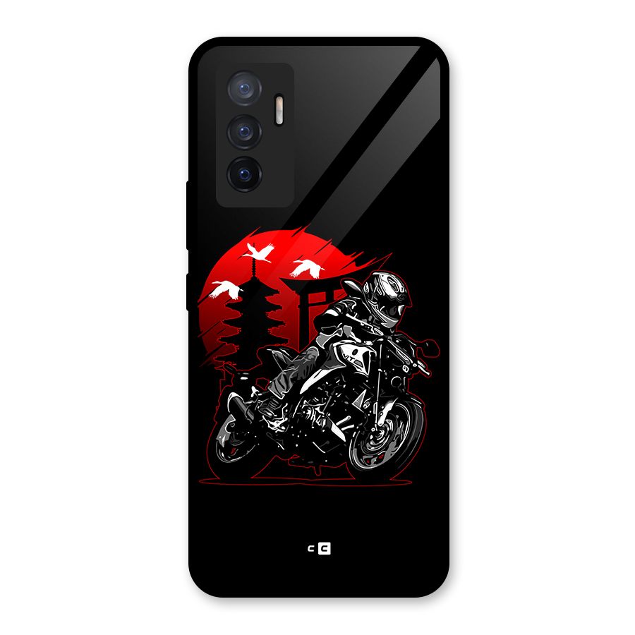 Moto Lean Glass Back Case for Vivo V23e