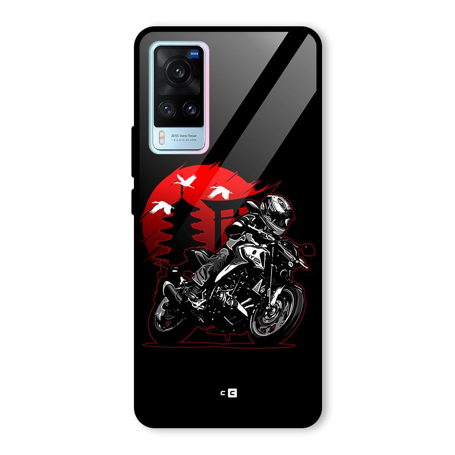 Moto Lean Glass Back Case for Vivo X60