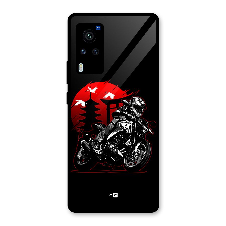 Moto Lean Glass Back Case for Vivo X60 Pro