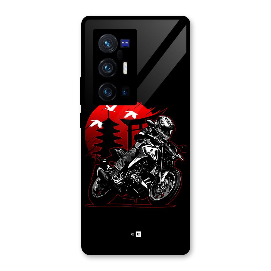 Moto Lean Glass Back Case for Vivo X70 Pro Plus