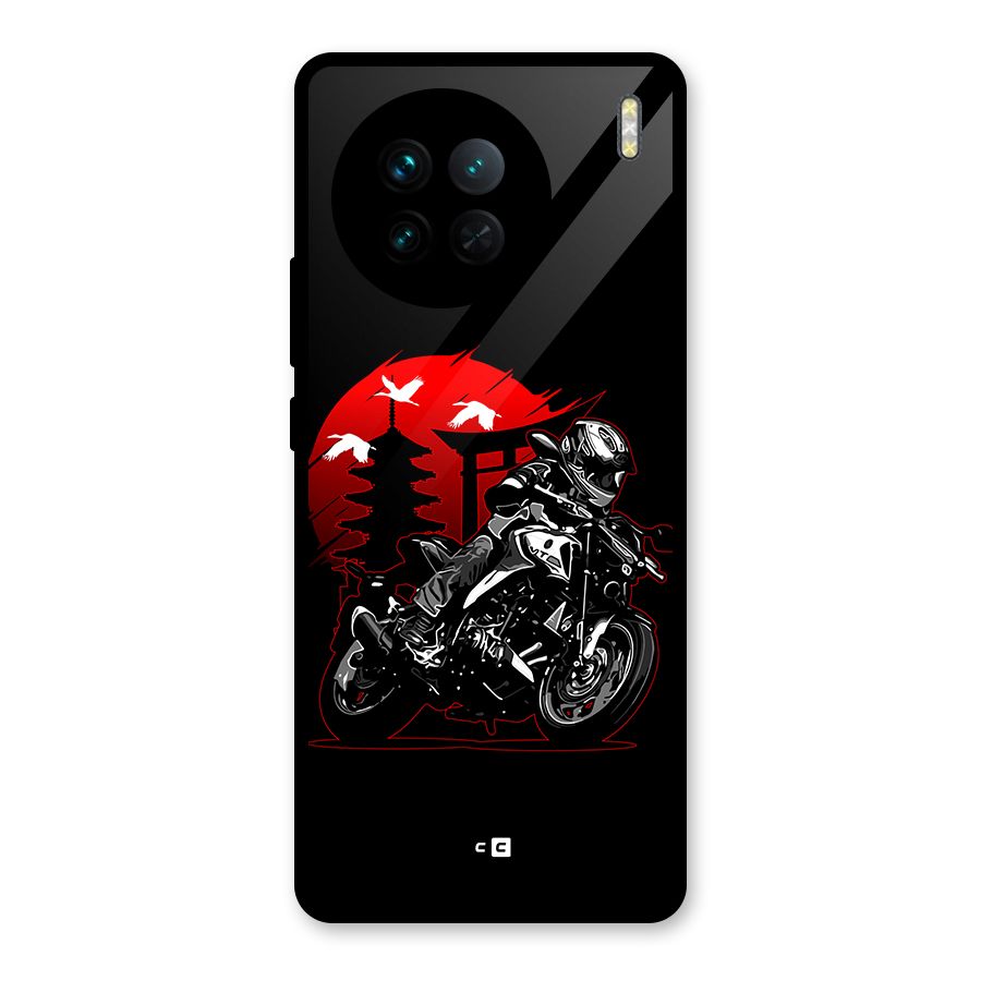 Moto Lean Glass Back Case for Vivo X90