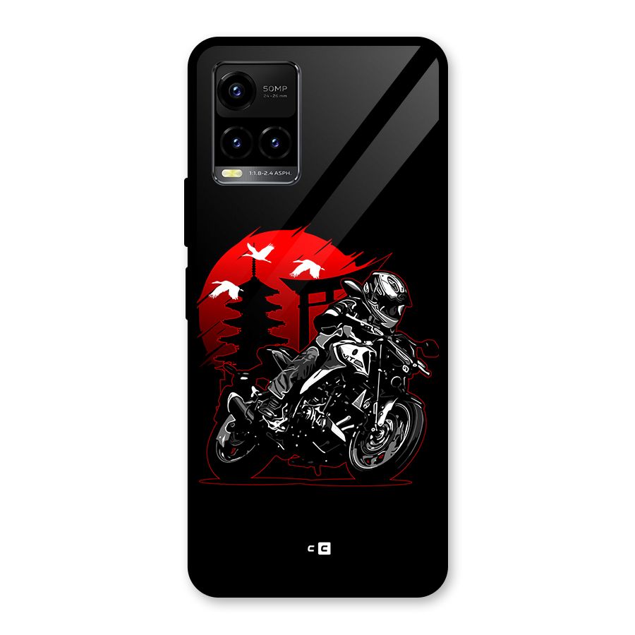Moto Lean Glass Back Case for Vivo Y21T