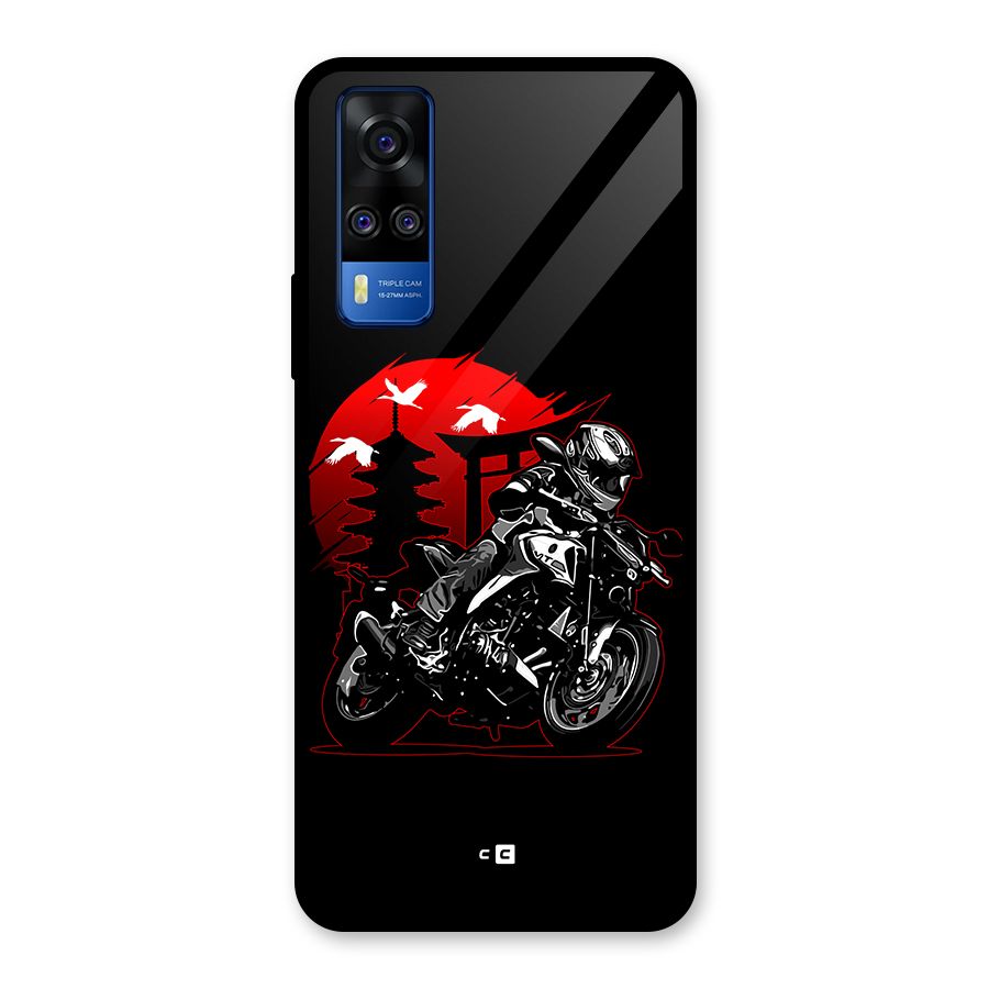 Moto Lean Glass Back Case for Vivo Y31