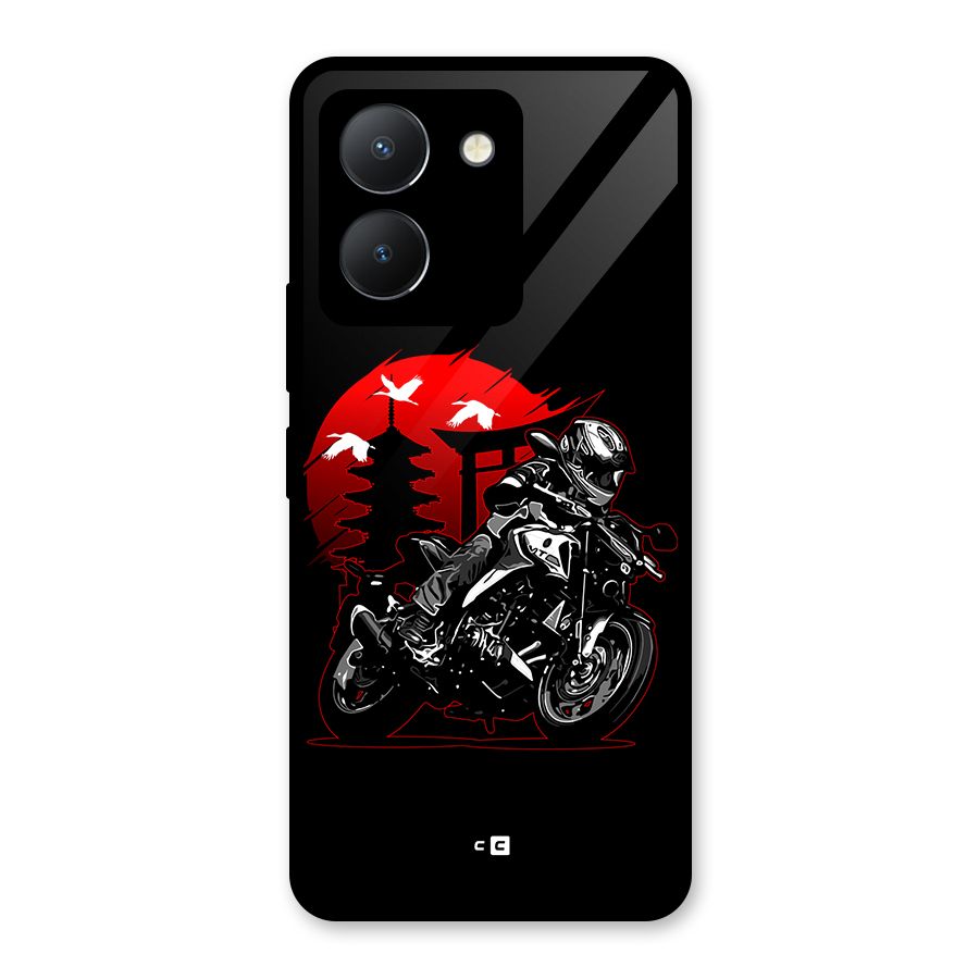 Moto Lean Glass Back Case for Vivo Y36