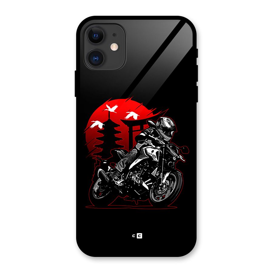 Moto Lean Glass Back Case for iPhone 11