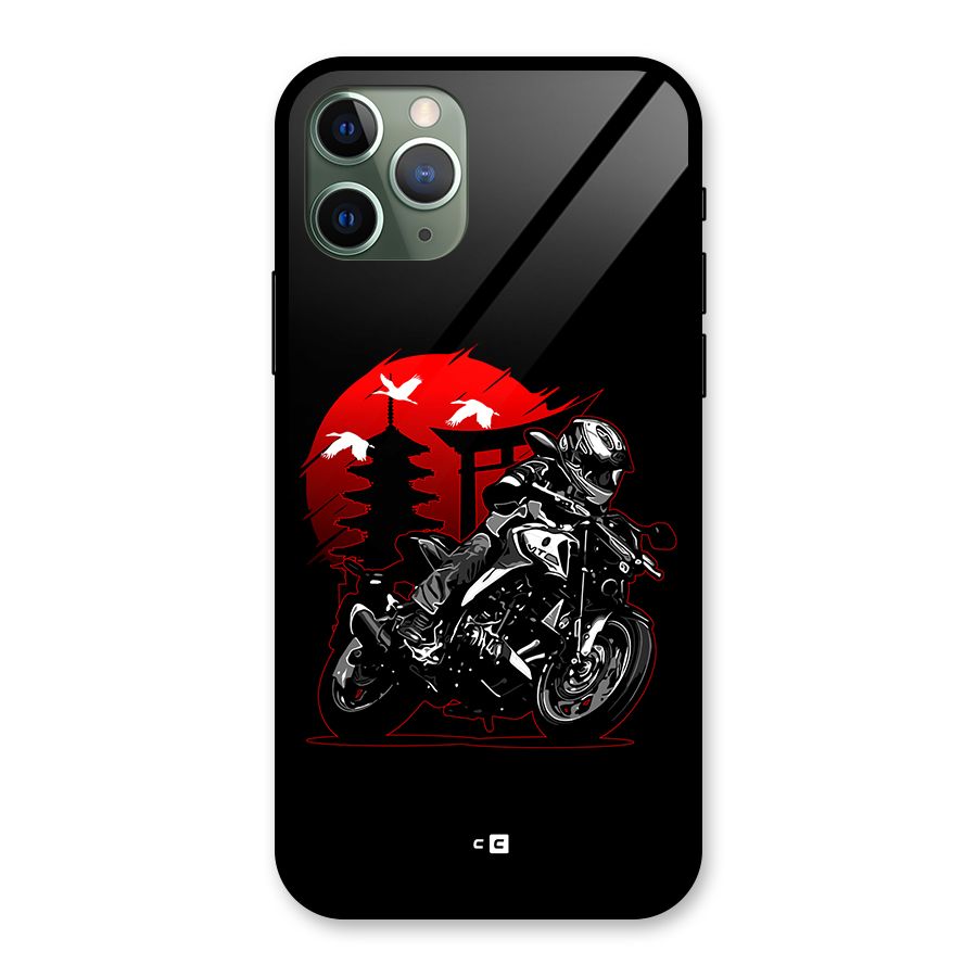 Moto Lean Glass Back Case for iPhone 11 Pro