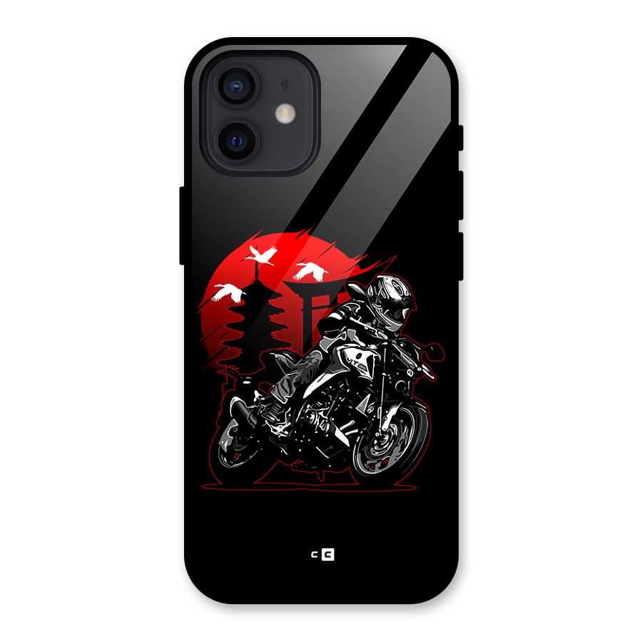 Moto Lean Glass Back Case for iPhone 12