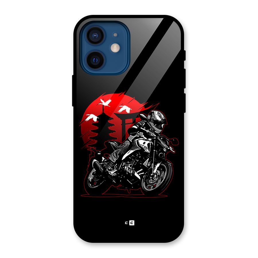 Moto Lean Glass Back Case for iPhone 12 Mini