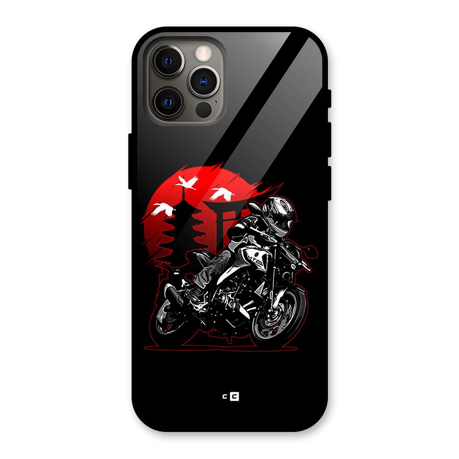 Moto Lean Glass Back Case for iPhone 12 Pro