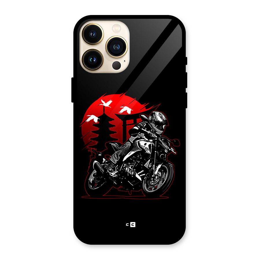 Moto Lean Glass Back Case for iPhone 13 Pro Max