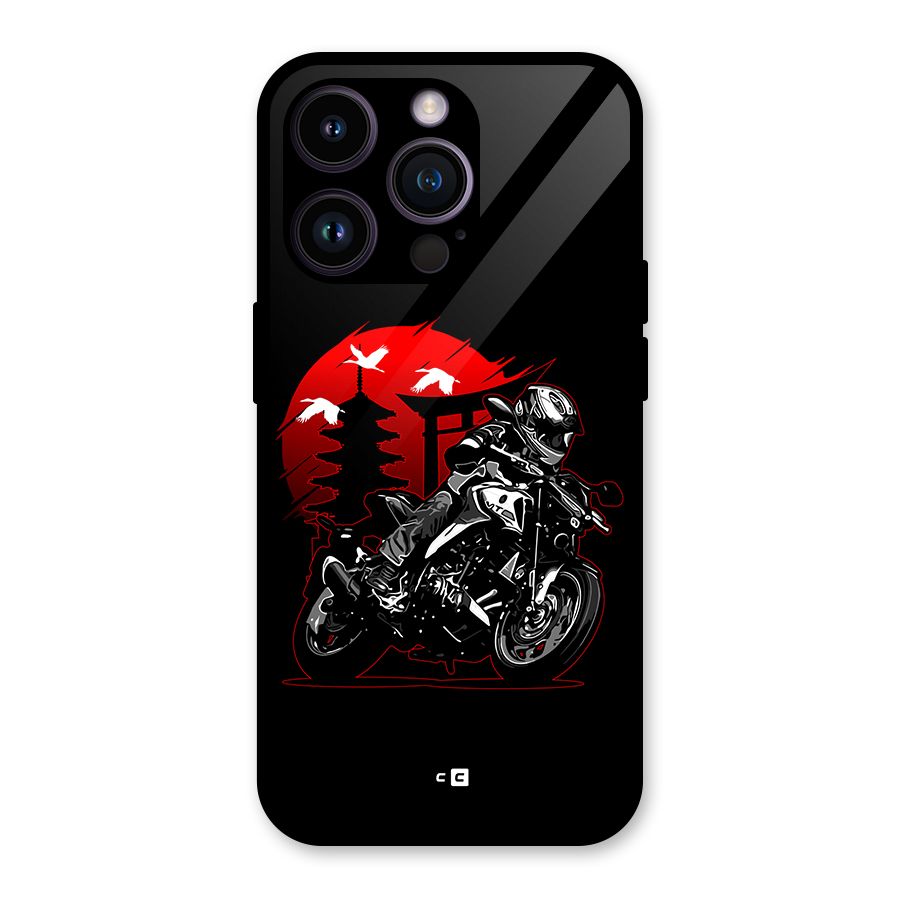 Moto Lean Glass Back Case for iPhone 14 Pro