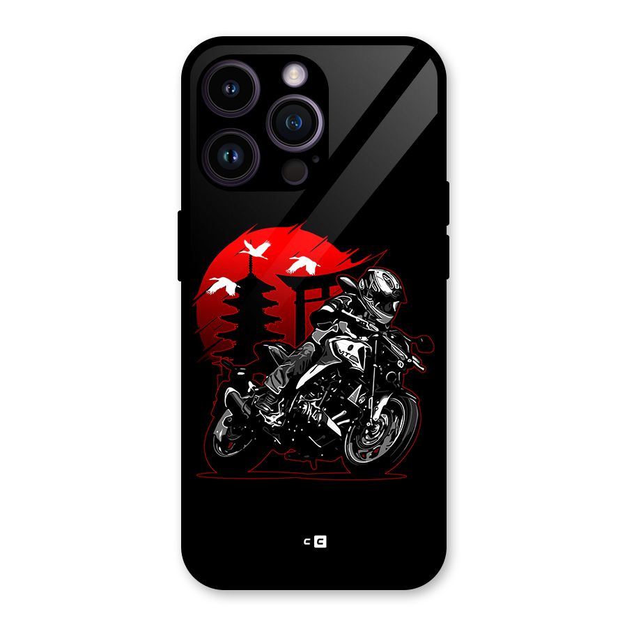 Moto Lean Glass Back Case for iPhone 14 Pro Max