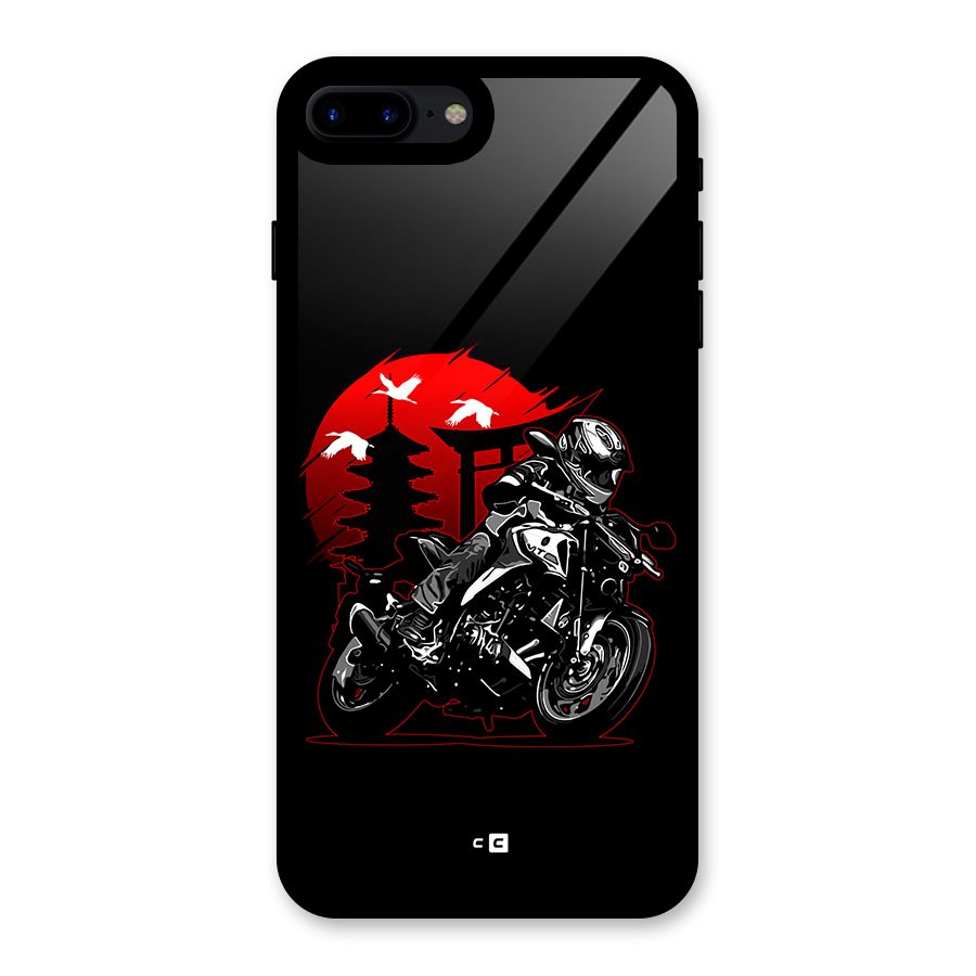Moto Lean Glass Back Case for iPhone 8 Plus