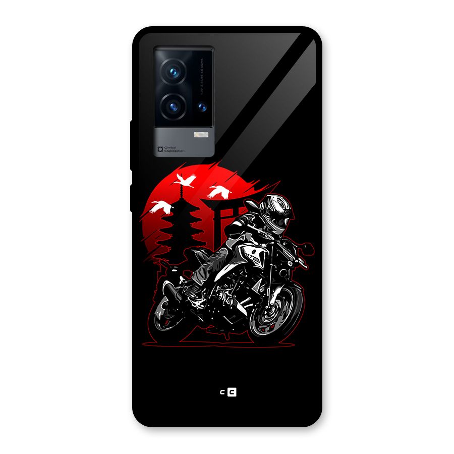 Moto Lean Glass Back Case for iQOO 9 5G