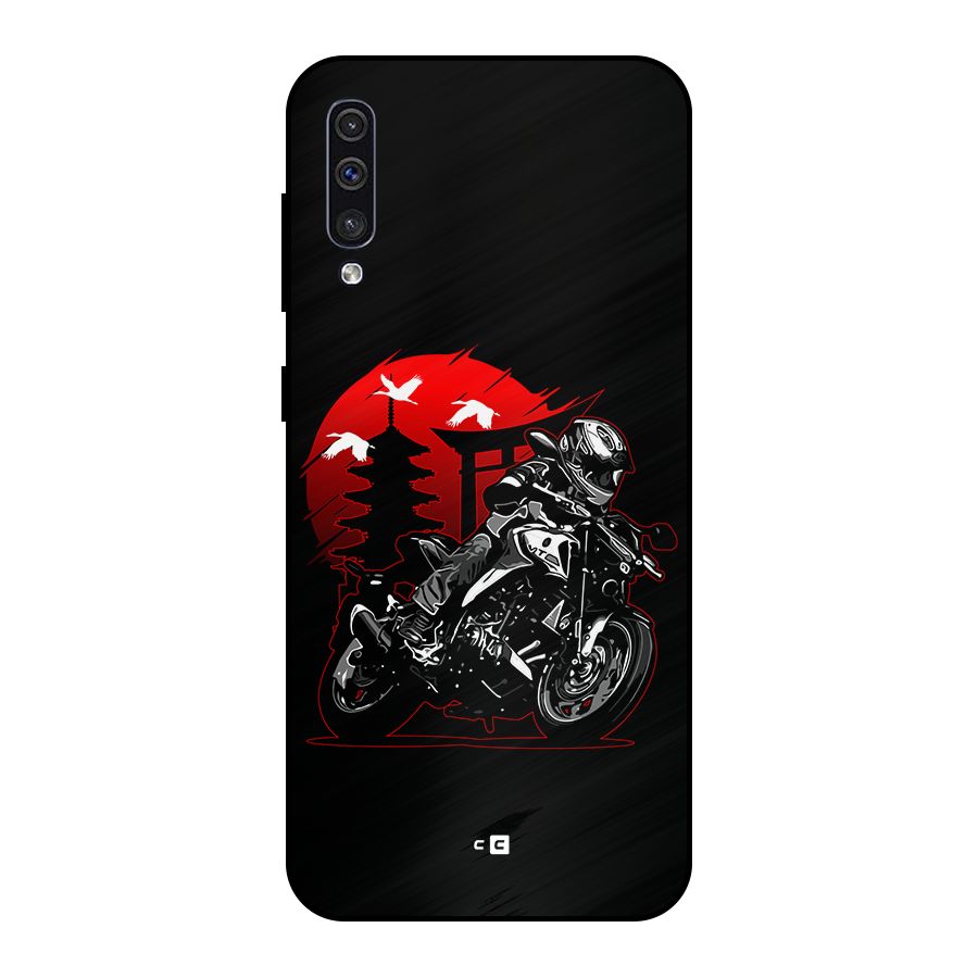 Moto Lean Metal Back Case for Galaxy A30s