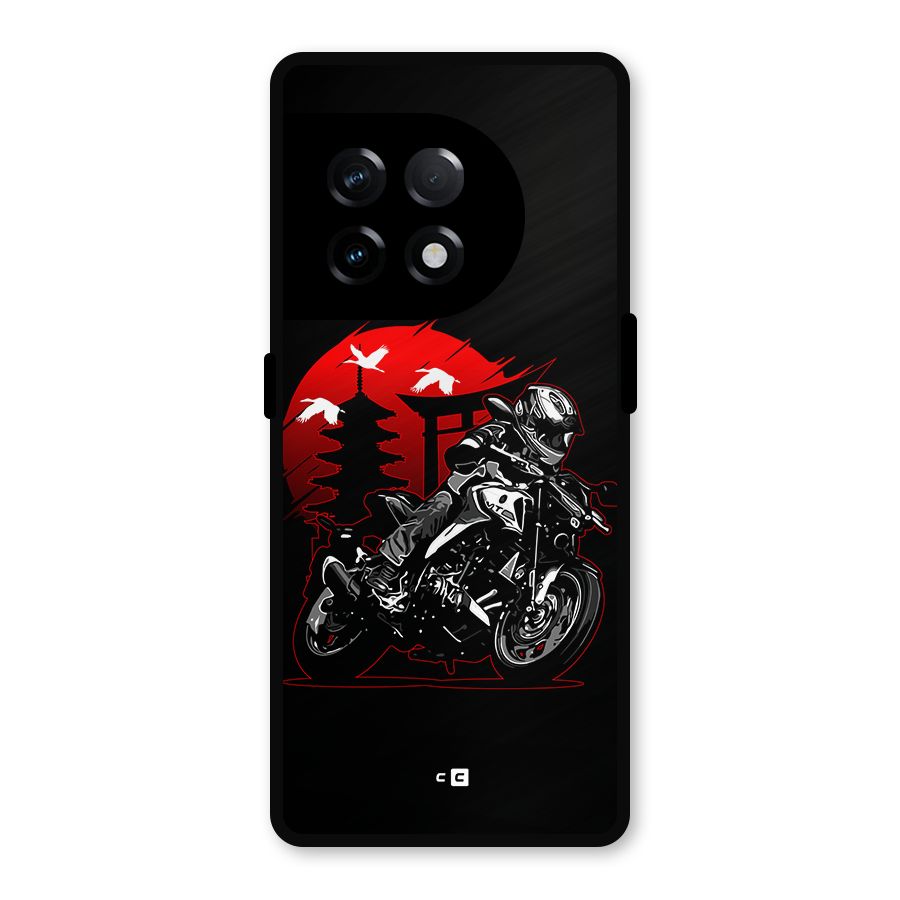 Moto Lean Metal Back Case for OnePlus 11R