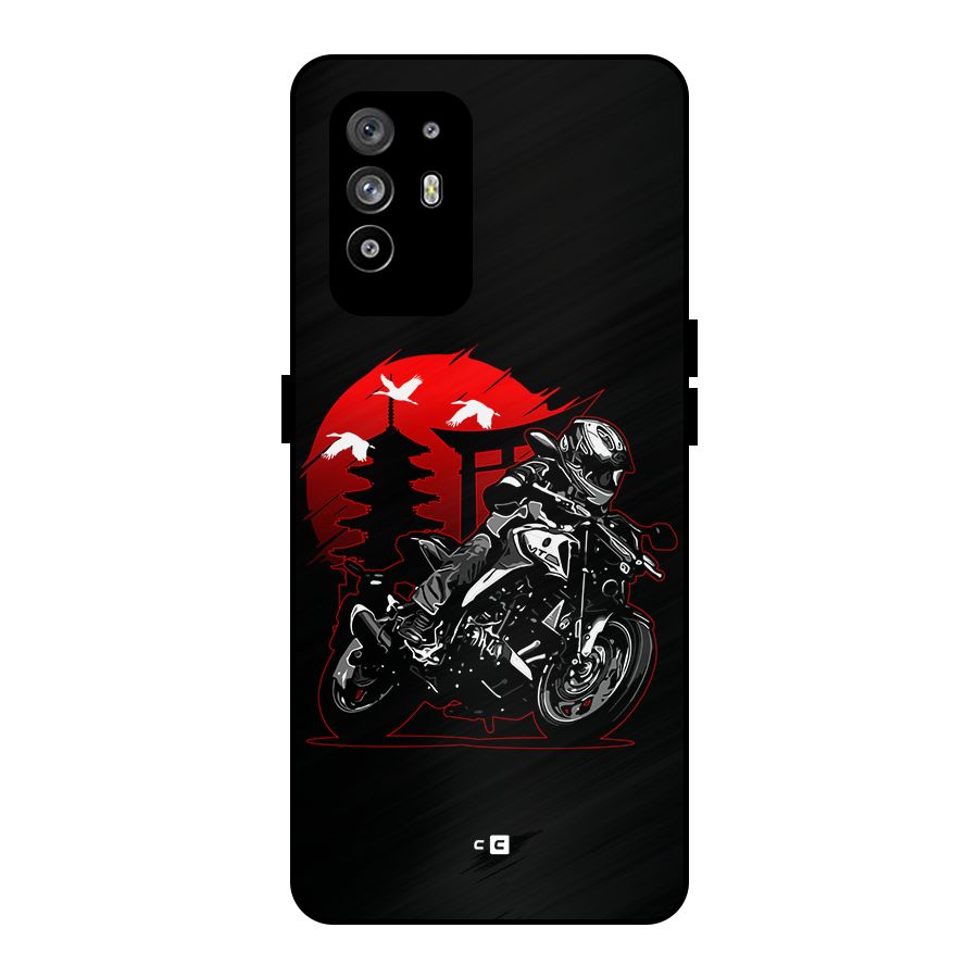 Moto Lean Metal Back Case for Oppo F19 Pro Plus 5G
