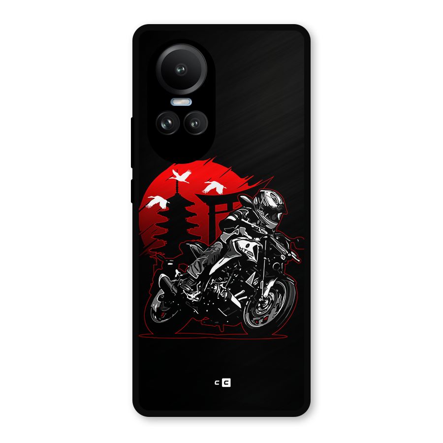 Moto Lean Metal Back Case for Oppo Reno10 Pro