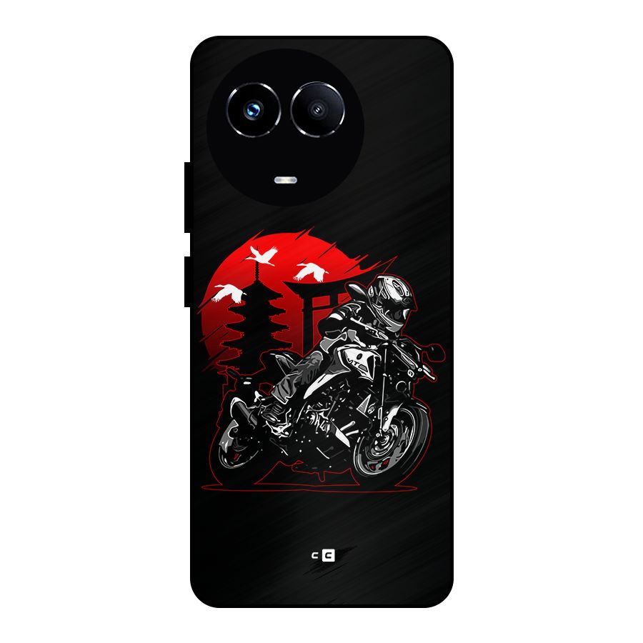 Moto Lean Metal Back Case for Realme 11 5G