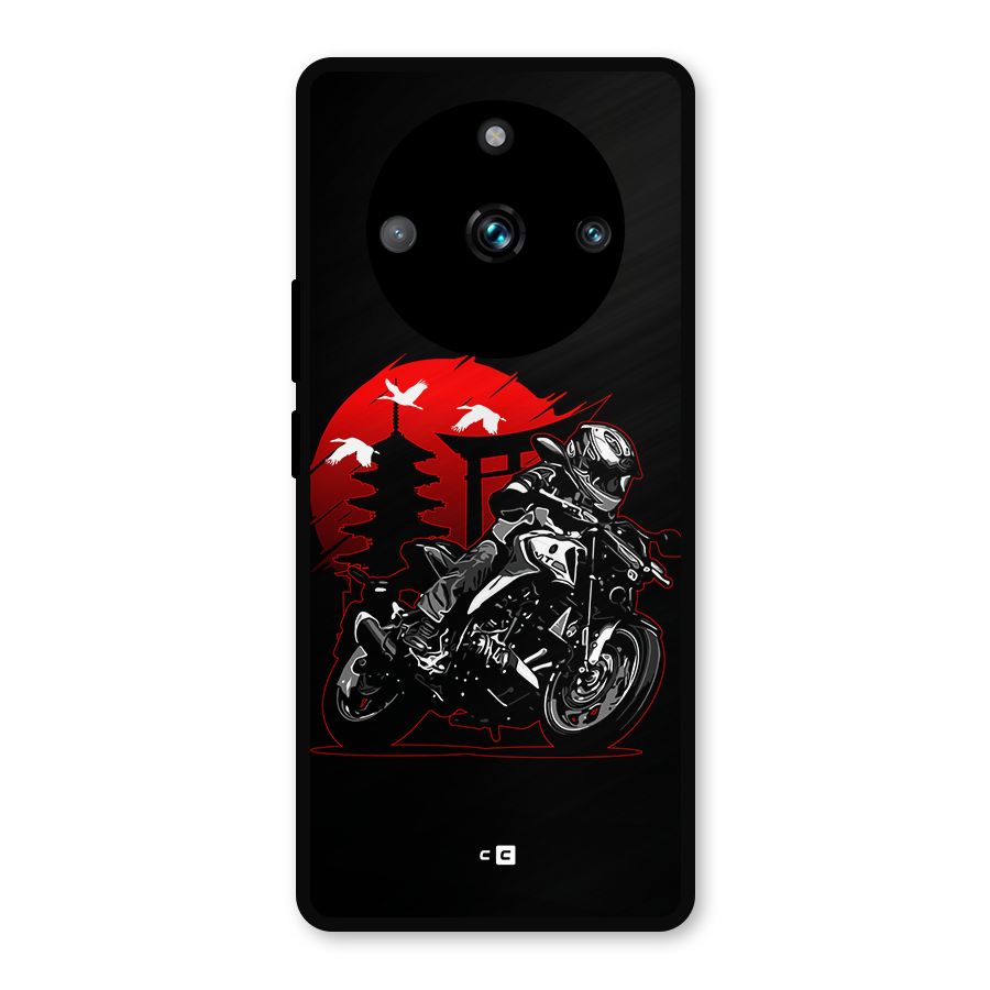 Moto Lean Metal Back Case for Realme 11 Pro