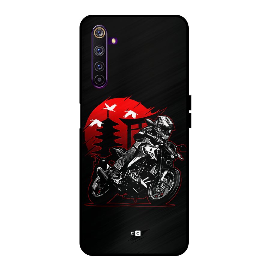 Moto Lean Metal Back Case for Realme 6 Pro