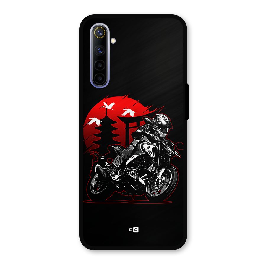 Moto Lean Metal Back Case for Realme 6i